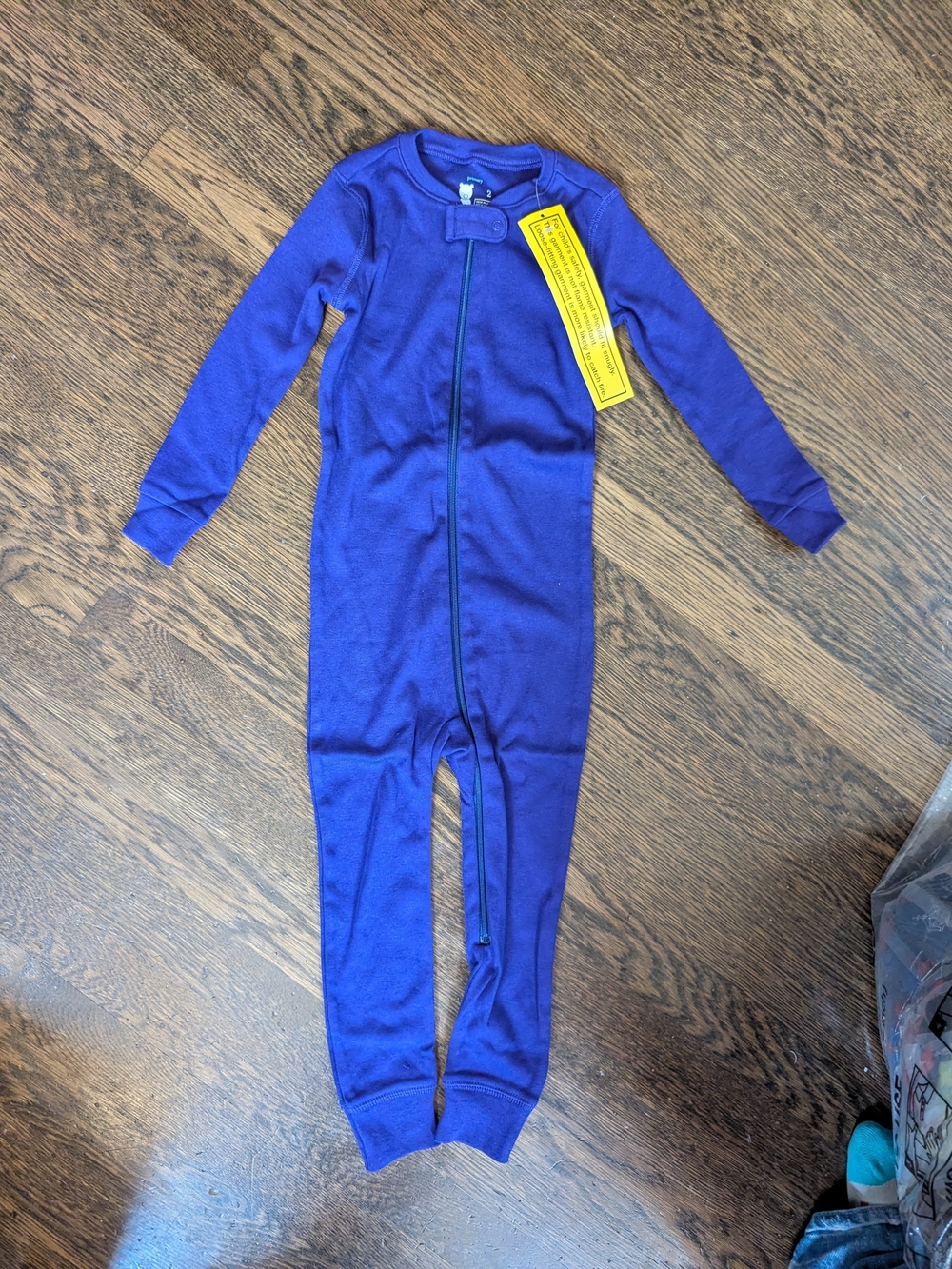 NWT Primary 2019 Grape purple Zip Romper Pajamas Size 2, 2T